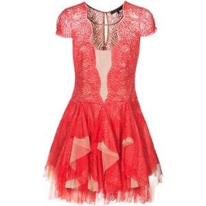 BCBG Rochelle Dress in Redberry